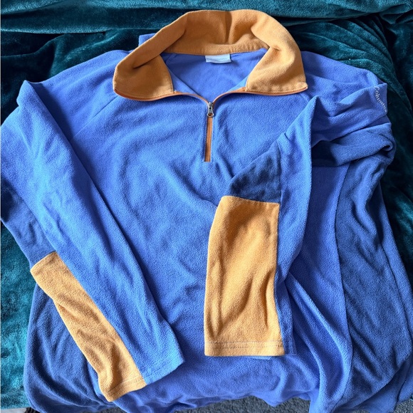 Columbia Colorblock Quarter-Zip Fleece Pullover | Women’s Large - Picture 2 of 4